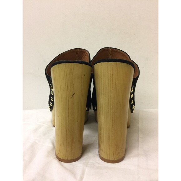 H&M women Platform slip on open toes  black Sandals~Size EUR 39 US 8 - Picture 8 of 12